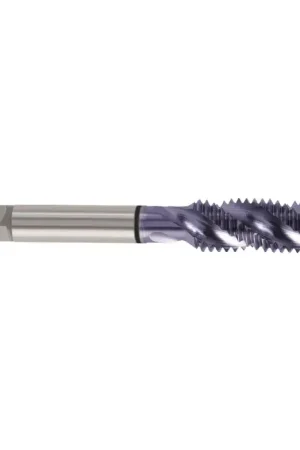 Big Sale YG1 6-32 Size, H3 Thread Limit, Modified/Semi Bottoming Chamfer, 3 Flute, TiCN High Speed Steel EX, Right Hand Cut Spiral Fluted Tap