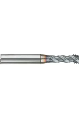 BALAX 43086-0PC M12-1.75 Size, D6 Thread Limit, Bottoming Chamfer, 3 Flute, TiCN Powdered Metal High Speed Steel, Right Hand Cut Spiral Fluted Tap Markdown