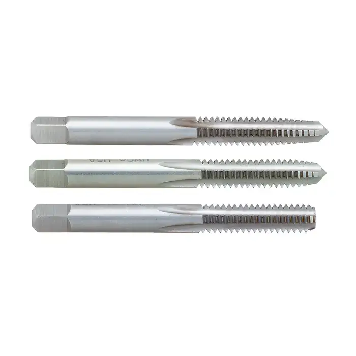 REGAL 008942AS 1"-12 Size, H4 Thread Limit, Set Of 1 Each Taper, Plug & Bottoming Chamfer, 4 Flute, Bright High Speed Steel, Right Hand Cut Straight Flute Hand Tap Top Pick