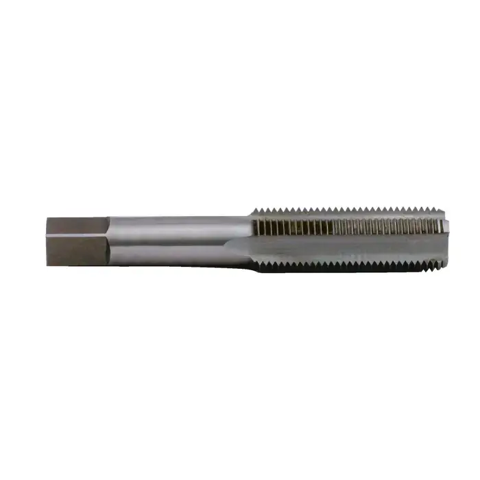 Crafted TTC 18-030-470 48mm-4.50mm Size, Bottoming Chamfer, Multiple Flute, Bright High Speed Steel, Right Hand Cut Straight Flute Hand Tap