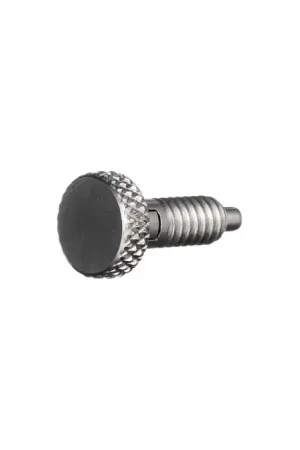 VLIER SSLF500 1/2"-13 Thread Size, 0.65" Thread Length, 0.249" Plunger Dia., Knurled Stainless Steel Hand Retractable Spring Plunger Holiday Sale