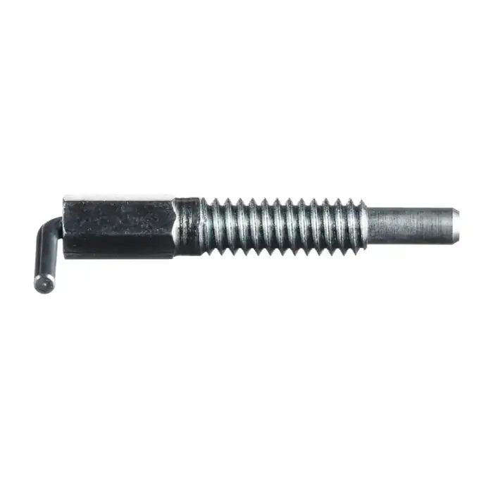 Deal VLIER FRNM6P M6x1.0 Thread Size, 20mm Thread Length, 4mm Plunger Dia., L-Handle Steel Hand Retractable Spring Plunger