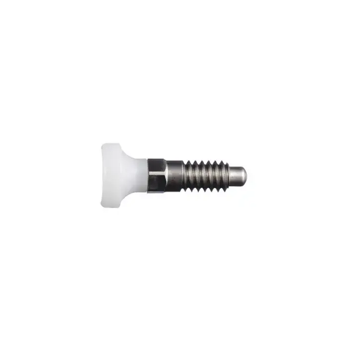VLIER SPRT500P 1/2"-13 Thread Size, 0.310" Plunger Dia., Knob Handle Stainless Steel Hand Retractable Spring Plunger Grab Now