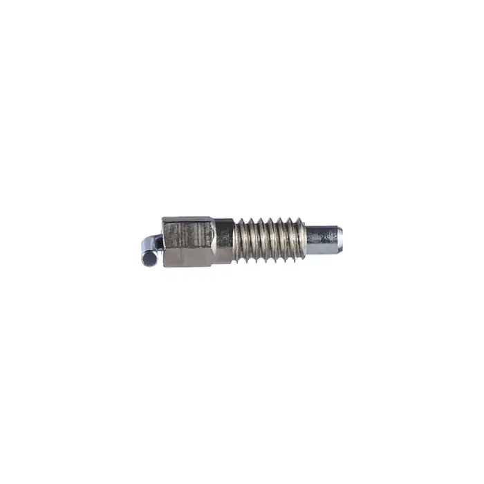 VLIER FRSNM10 M10x1.25 Thread Size, 15.7mm Thread Length, 6.4mm Plunger Dia., Stubby L-Handle Steel Hand Retractable Spring Plunger Professional Grade