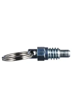 VLIER PRSN500 1/2"-13 Thread Size, 0.56" Thread Length, 0.310" Plunger Dia., Stubby Pull Ring Steel Hand Retractable Spring Plunger Weekend Sale