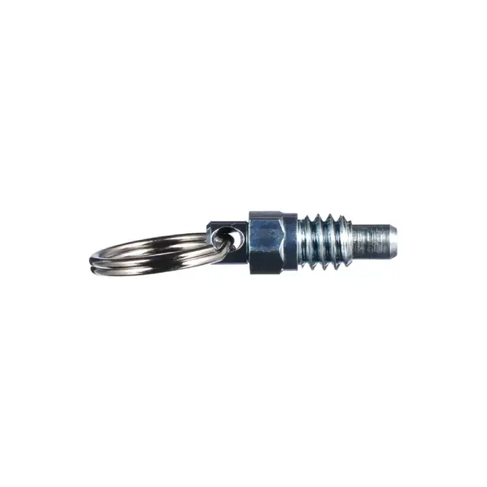 VLIER PRSN500 1/2"-13 Thread Size, 0.56" Thread Length, 0.310" Plunger Dia., Stubby Pull Ring Steel Hand Retractable Spring Plunger Weekend Sale
