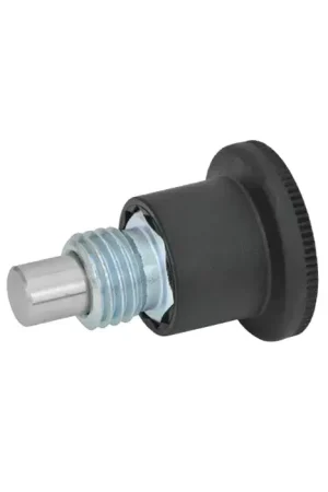 Shop Now J.W. WINCO 822.6-0.155-5/16X24-B 5/16"-24 Thread Size, 3.9mm Plunger Dia., 21.1mm Handle Dia. Indexing Plunger