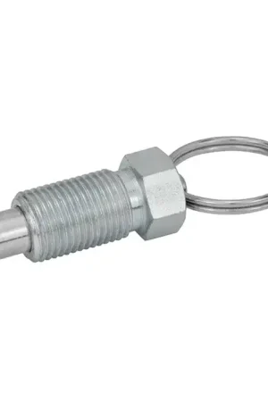 J.W. WINCO 717-5-3/8X16-A-NI 3/8"-16 Thread Size, 0.200" Plunger Dia., 0.71" Handle Dia. Indexing Plunger Best Choice
