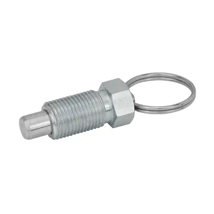 J.W. WINCO 717-5-3/8X16-A-NI 3/8"-16 Thread Size, 0.200" Plunger Dia., 0.71" Handle Dia. Indexing Plunger Best Choice