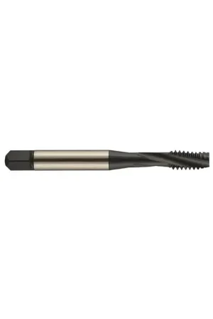 YMW 387528 3/4"-16 Size, H3 Thread Limit, Modified/Semi Bottoming Chamfer, 3 Flute, Black Oxide Powdered Metal High Speed Steel, Right Hand Cut Spiral Fluted Tap New Release