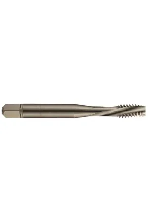 YMW 385660 8-32 Size, H6 Thread Limit, Plug Chamfer, 3 Flute, Nitride Surface Toughening Treatment Vanadium High Speed Steel, Right Hand Cut Spiral Fluted Tap Same Day Shipping