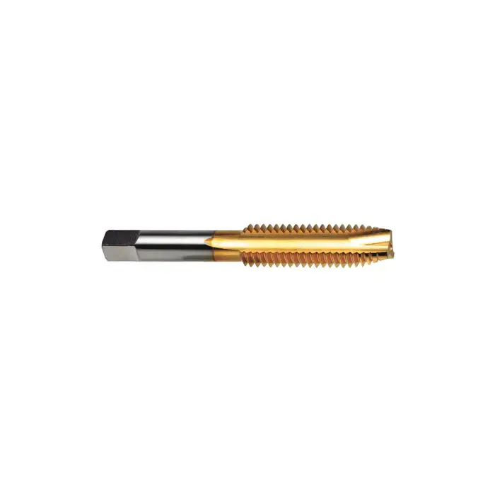 Last Chance REGAL 008005AS25 0-80 Size, H1 Thread Limit, Plug Chamfer, 2 Flute, TiN High Speed Steel, Right Hand Cut Spiral Pointed Tap