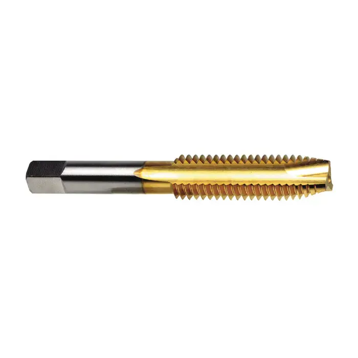 TTC PRODUCTION 09-500-051 3/8"-24 Size, H3 Thread Limit, Plug Chamfer, 3 Flute, TiN High Speed Steel, Right Hand Cut Spiral Pointed Tap While Supplies Last