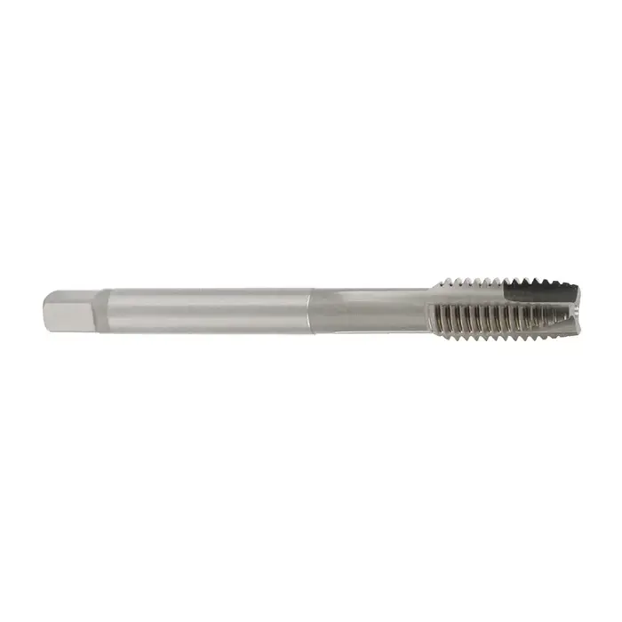 YMW 6-32 Size, H3 Thread Limit, Plug Chamfer, 2 Flute, Bright Vanadium High Speed Steel, Right Hand Cut Spiral Pointed Tap Sale