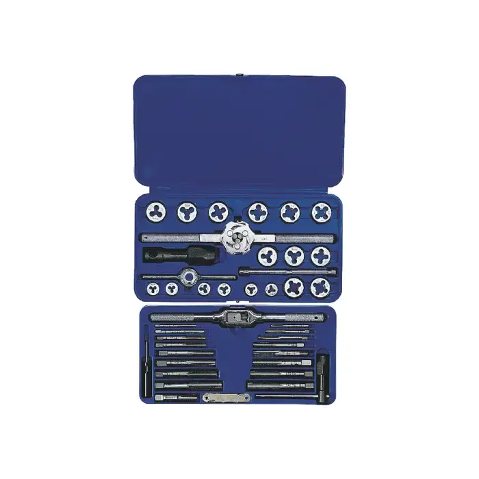 IRWIN 4 to 1/2" Range, Carbon Steel 41 Pieces, 24606 Hand Tap & Die Set Direct From Factory