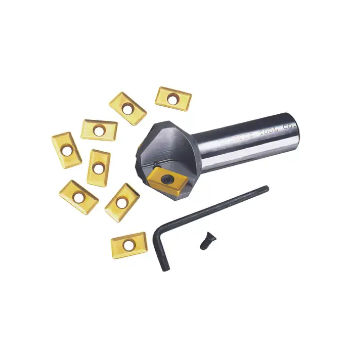 Genuine EVEREDE 1277 - SET CHM-60, 60° Multi Piece Chamfering/Countersinking Set with Inserts, APLT347