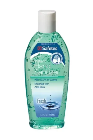 SAFETEC 17350 Hand Sanitizer Type, Gel Form, 4 oz. Container Size Industrial Hand Cleaner Soap While Supplies Last