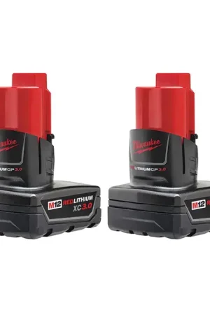 Same Day Shipping MILWAUKEE 48-11-2412 12V Volt, Battery Pack Type, M12 Power Tools For Use With Battery