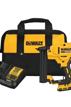 Get Yours DEWALT DCN681D1 18 Gauge, 1/2" - 1-1/2" Length Capacity, Cordless Stapler Kit Type Stapler