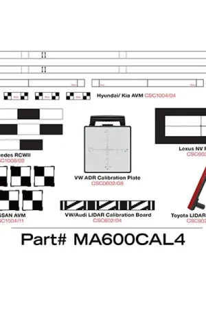 Holiday Sale Autel ADAS Expansion Pack for the MA600 Frame MA600CAL4