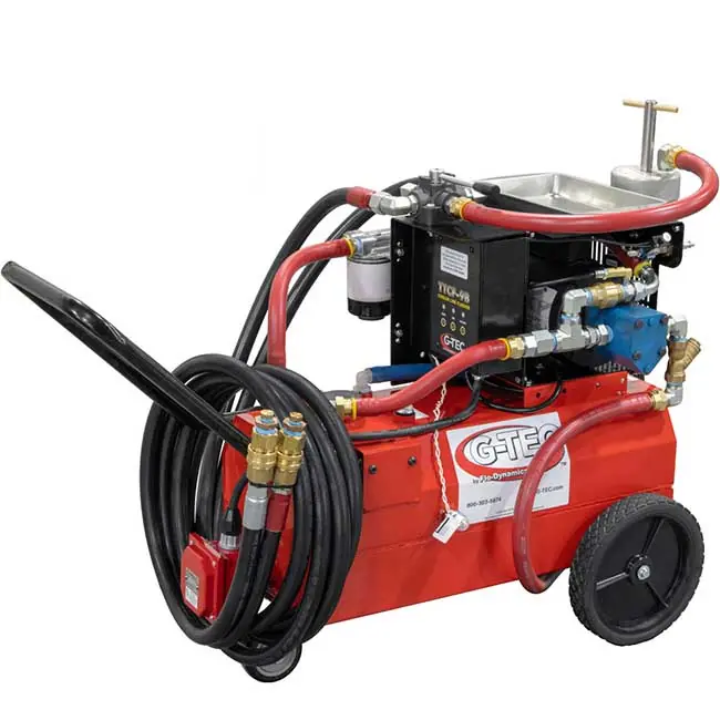 Shop Now G-Tec 40400061 TTCF-9B Heated Cooler Transmission Line Flusher & Hydraulic System Flusher