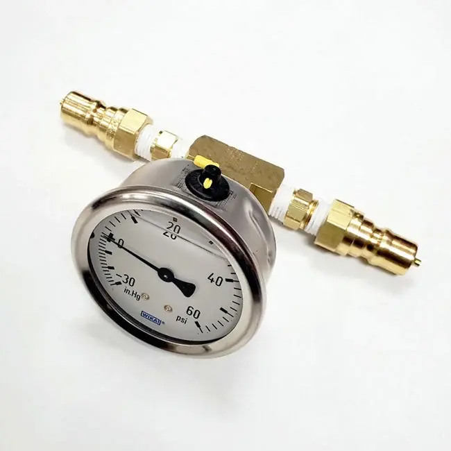 Flo-Dynamics 40100134 Priming Adapter w/ Pressure Gauge Hot Deal