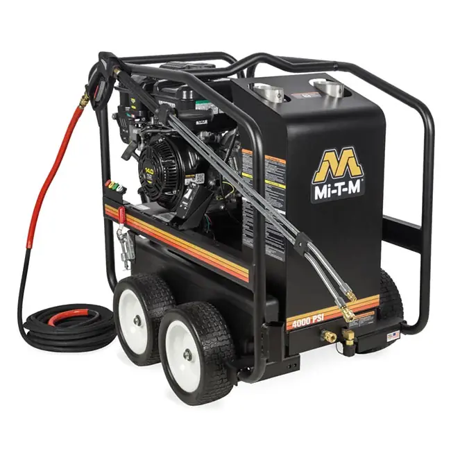 Buy Online Mi-T-M HSP-4004-3MGV 4000 PSI Vanguard Engine Hot Water, Gasoline, Pressure Washer