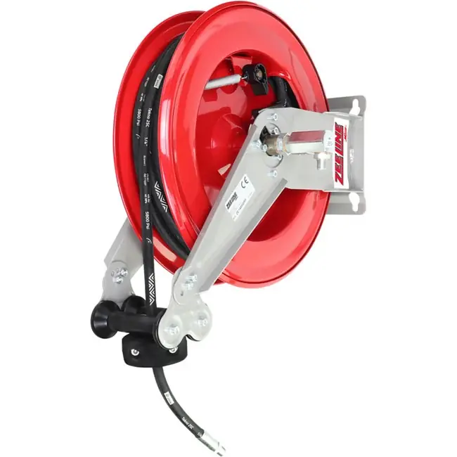 Fan Favorite Zeeline by Milton ZE1450GRP - 50-ft. Dual Arm Premium Series Grease Hose Reel
