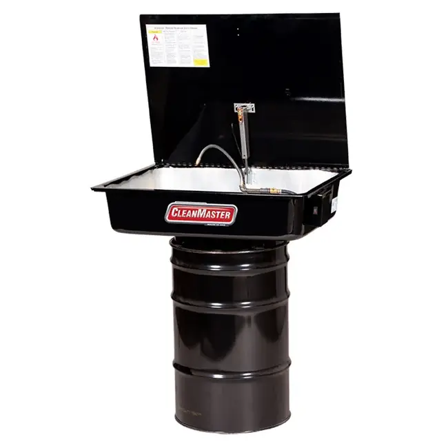 Special Offer FOUNTAIN INDUSTRIES CleanMaster 230 30-Gallon Drum Mounted Parts Washer PN 64732