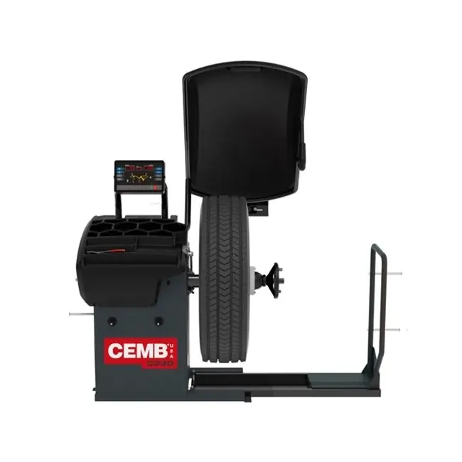 Low Price CEMB C330 Heavy Duty Digital Wheel Balancer for Truck, Bus and Car Wheels