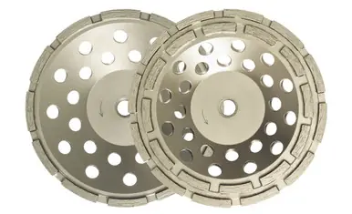 Shop Now Diamond Segmented Cup Wheel 7” X 2 Rows X 5/8” - 11” - No. SCG27THRD
